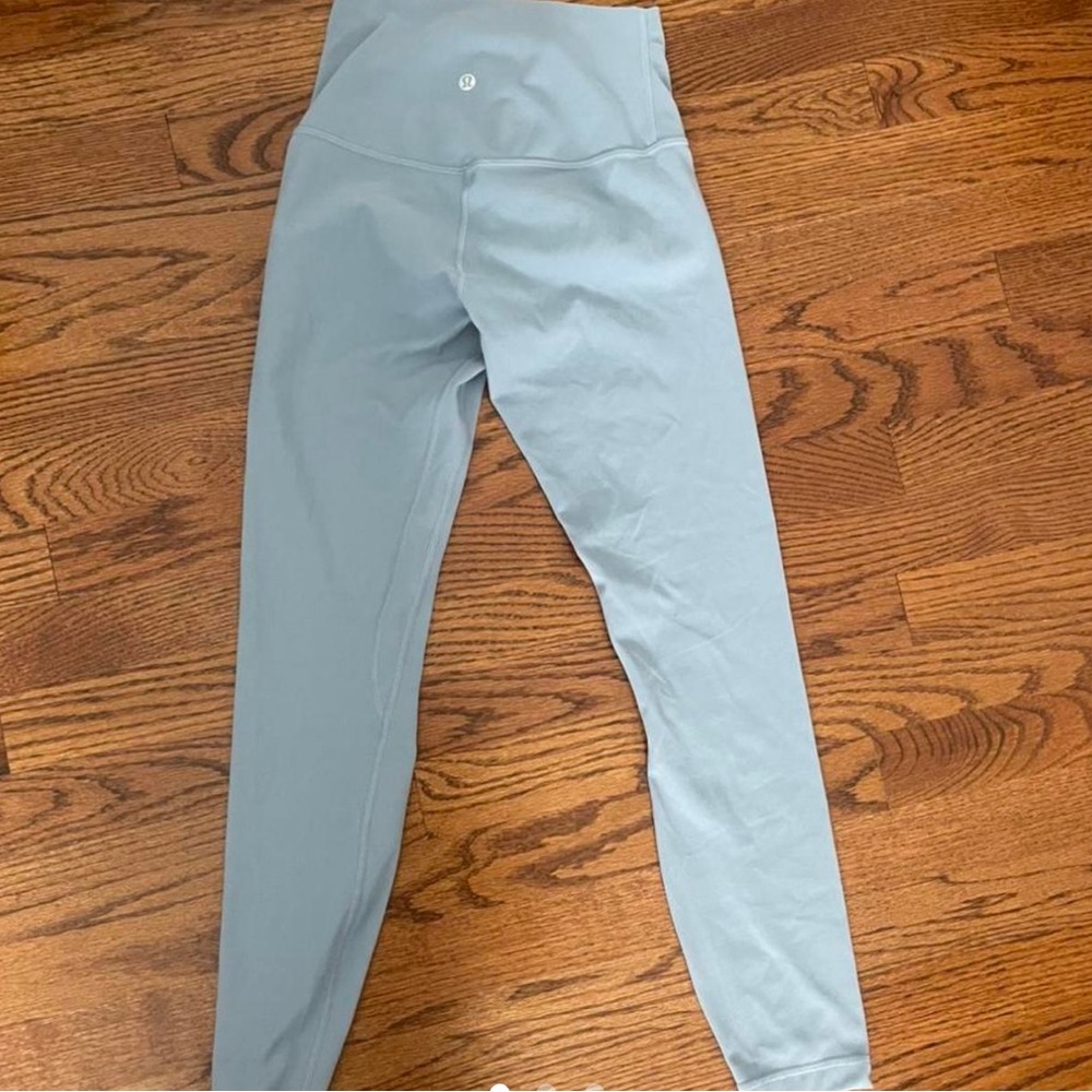 powder blue lululemon leggings
